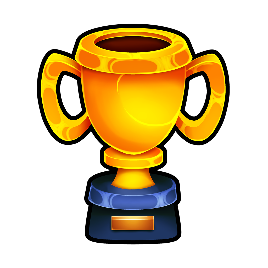 Gold trophy icon extracted from Roblox cache